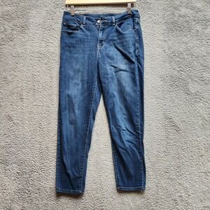 Levi's Jeans Women's 8‎ (Fits 29x26) Blue Denim Cotton Stretch Straight Leg